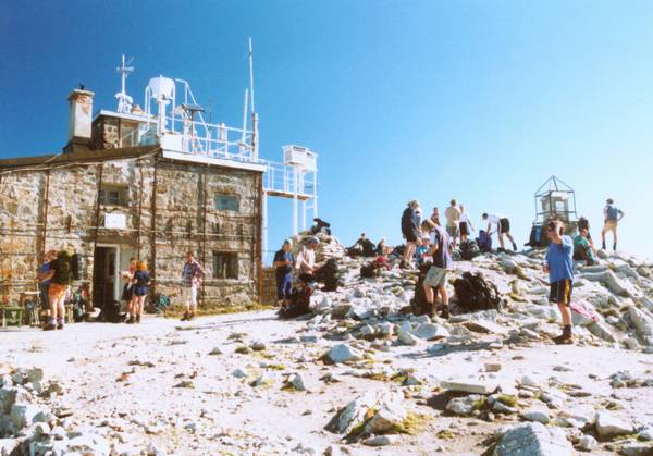 Rila: meteorologick stanice na vrcholu Musala (2925 m)
