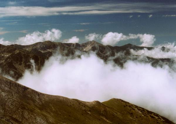 Pirin: kopce na jihu